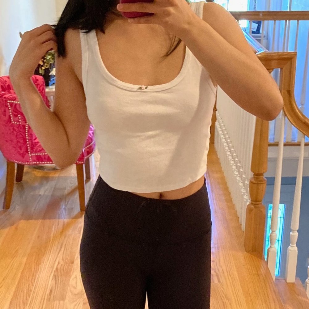 NWOT Pacsun Lottie Moss White Tank